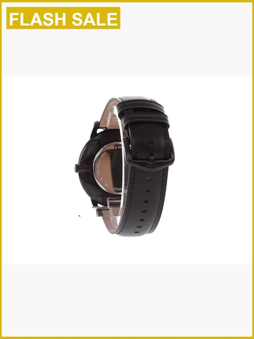 Fossil Minimalist Quartz Mens Watch 44mm Stainless Steel